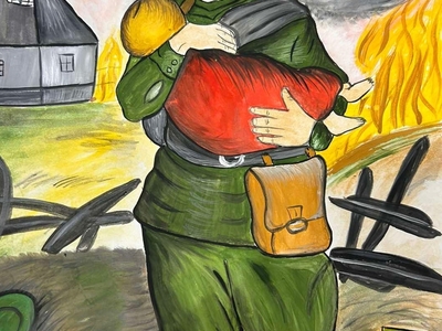 Ученики 2 Д класса, под руководством классного руководителя Чобиток О. А., организовали онлайн-выставку творческих работ, отразив в каждой истории патриотизм, отвагу, смелость, самоотверженность, подвиг. 